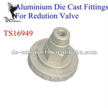 Aluminium Machined Die Cast Fittings for Reduction Valve,TS16949 Certified